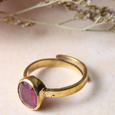 Studio Vaidik Ruby/ Manik Ring-5.25 Ratti