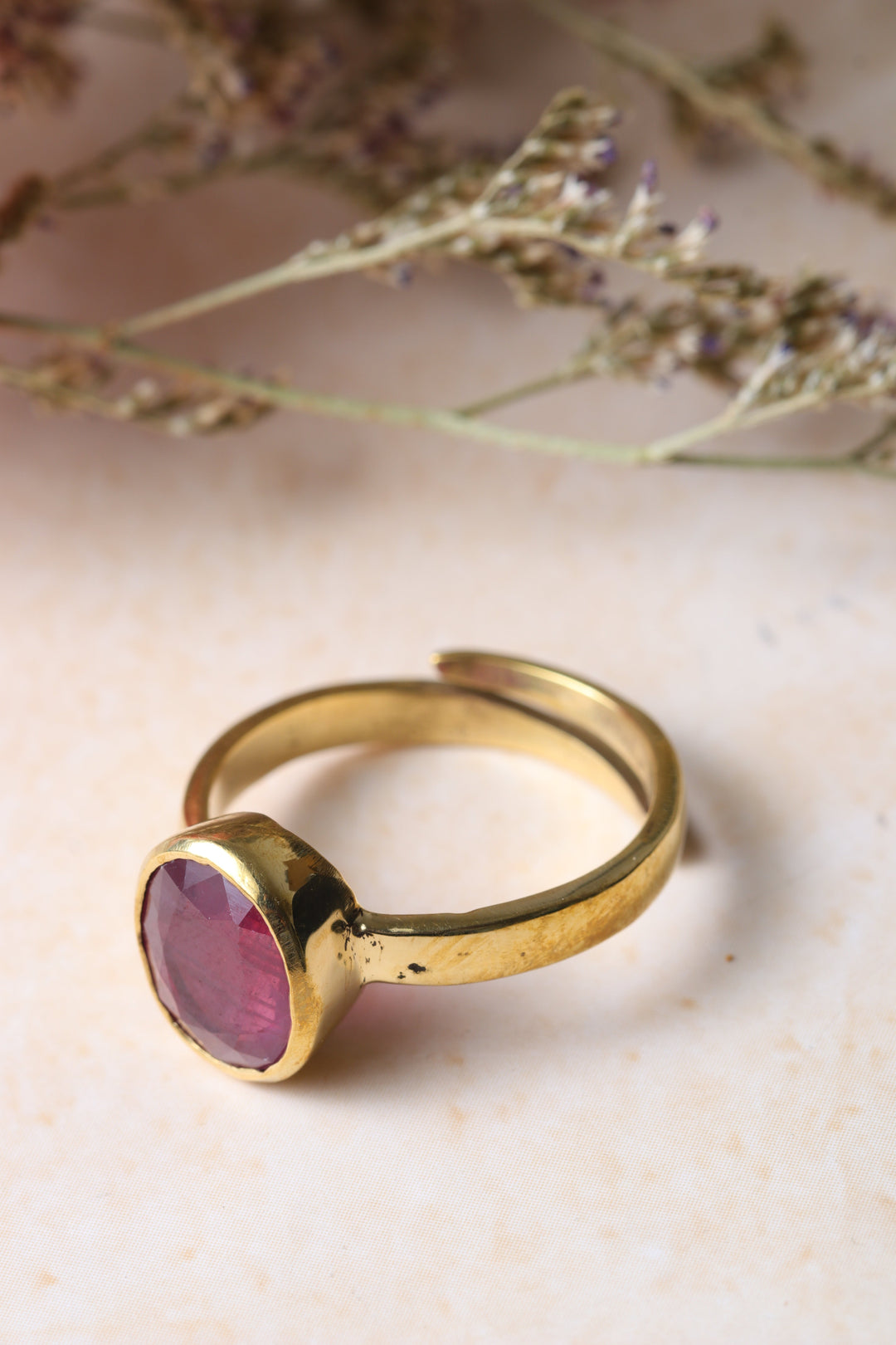 Studio Vaidik Ruby/ Manik Ring-5.25 Ratti