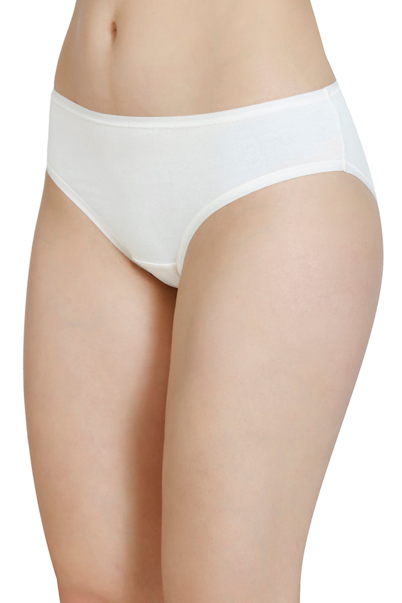 Solid Low Rise Bikini Panty (Pack of 3)