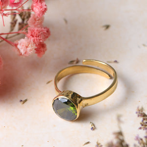 Studio Vaidik Green Zircon Ring