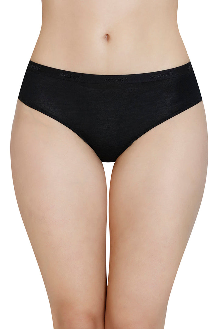 Solid Mid Rise Modal Bikini Panty (Pack of 2)