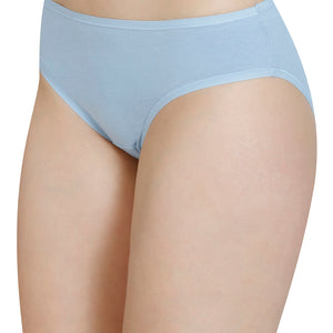 Solid Low Rise Bikini Panty (Pack of 3)