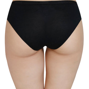 Solid Mid Rise Modal Bikini Panty (Pack of 2)