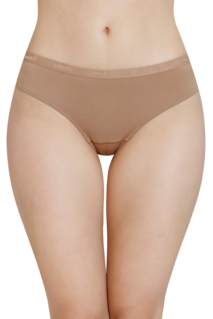 Solid Mid Rise Modal Bikini Panty (Pack of 2)