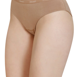 Solid Mid Rise Modal Bikini Panty (Pack of 2)