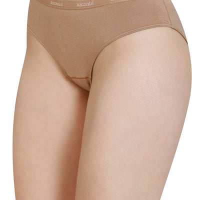 Solid Mid Rise Modal Bikini Panty (Pack of 2)