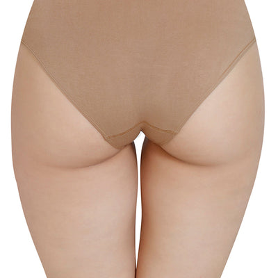 Solid Mid Rise Modal Bikini Panty (Pack of 2)