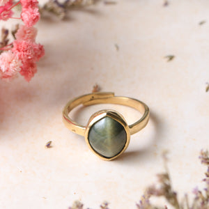 Studio Vaidik Cats eye/ Lehsuniya Ring 7.25 ratti