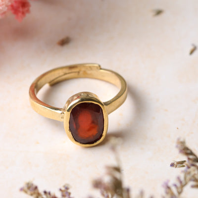 Studio Vaidik Gomed/ Hessonite Ring 7.25 ratti