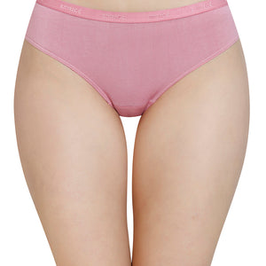 Solid Mid Rise Modal Bikini Panty (Pack of 2)