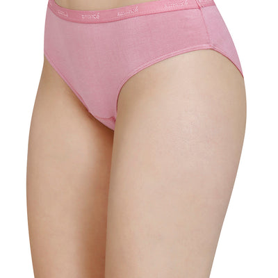 Solid Mid Rise Modal Bikini Panty (Pack of 2)