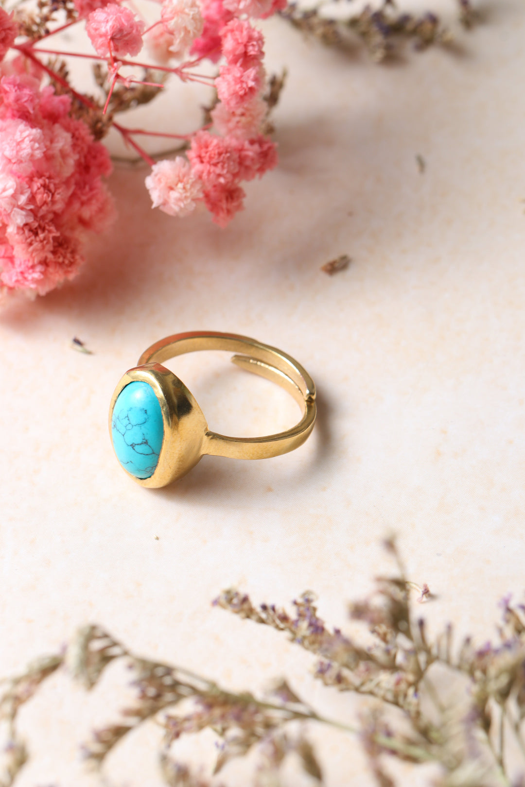 Studio Vaidik Irani Firoza/ Turquoise Ring 7.25 ratti