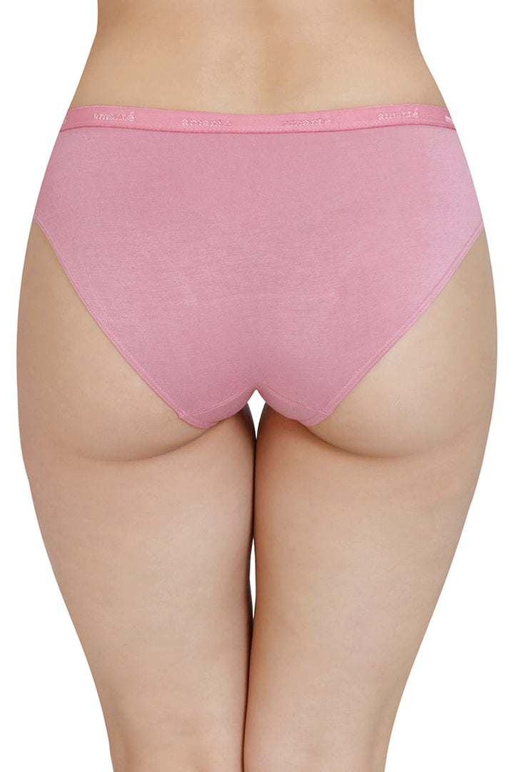 Solid Mid Rise Modal Bikini Panty (Pack of 2)