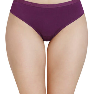 Solid Mid Rise Modal Bikini Panty