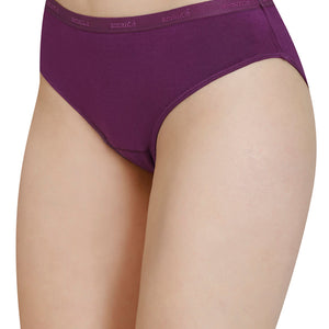 Solid Mid Rise Modal Bikini Panty