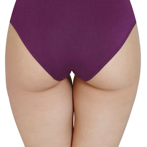 Solid Mid Rise Modal Bikini Panty