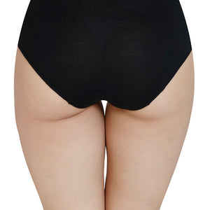 Solid Mid Rise Modal Hipster Panty (Pack of 2)