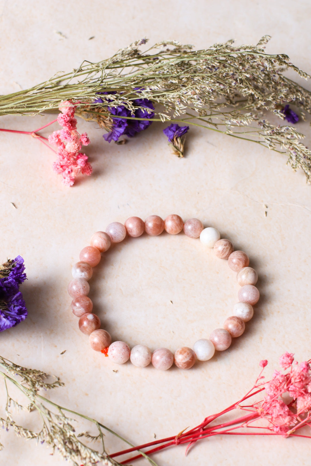 Studio Vaidik Peach Moonstone Bracelet