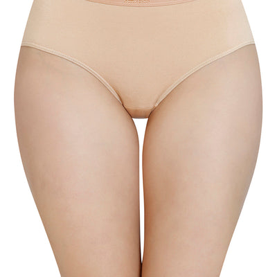 Solid Mid Rise Modal Hipster Panty (Pack of 2)