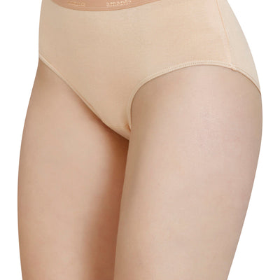 Solid Mid Rise Modal Hipster Panty (Pack of 2)