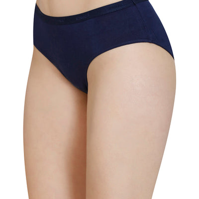 Solid Mid Rise Modal Bikini Panty (Pack of 2)