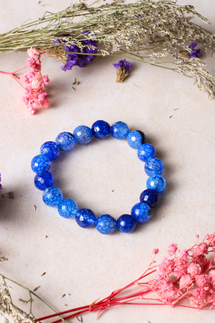 Studio Vaidik Blue Fire Agate Bracelet