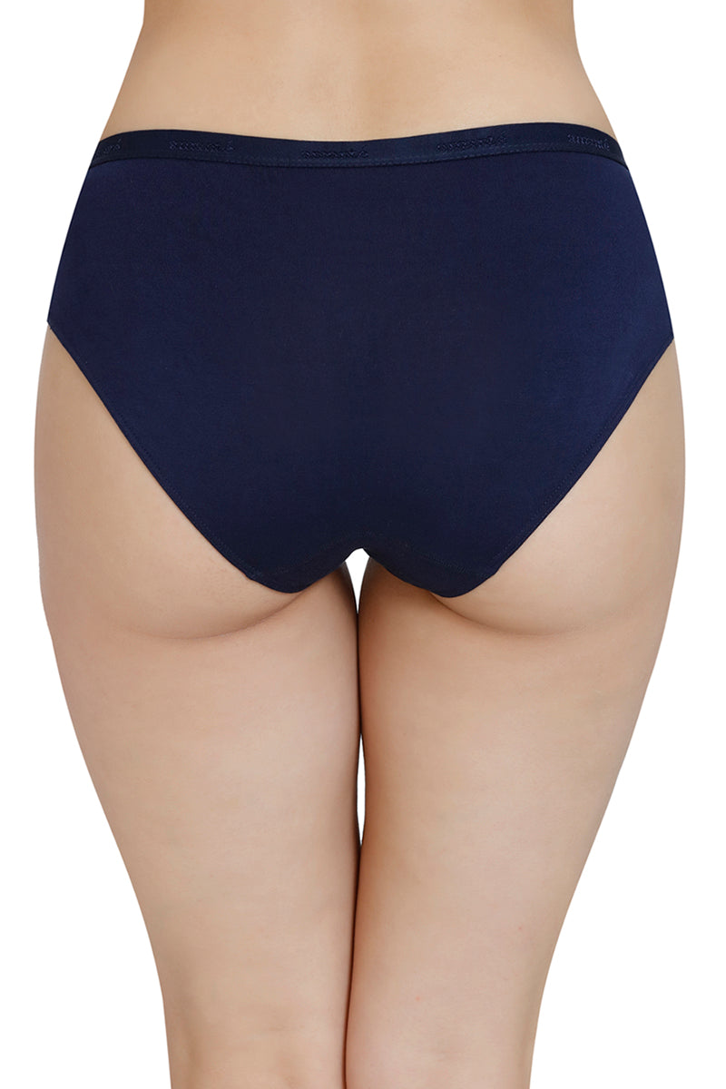 Solid Mid Rise Modal Bikini Panty (Pack of 2)