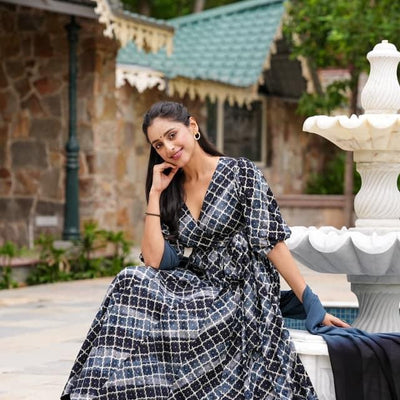 Raghavi rayon kurta-palazzo set