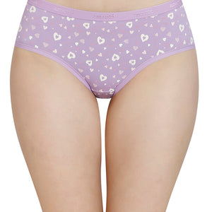 Printed Mid Rise Hipster Panty (Pack of 3)