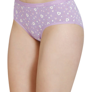 Printed Mid Rise Hipster Panty (Pack of 3)