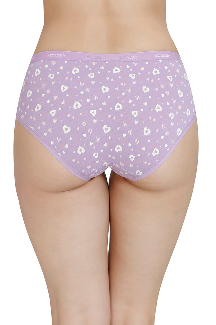 Printed Mid Rise Hipster Panty (Pack of 3)