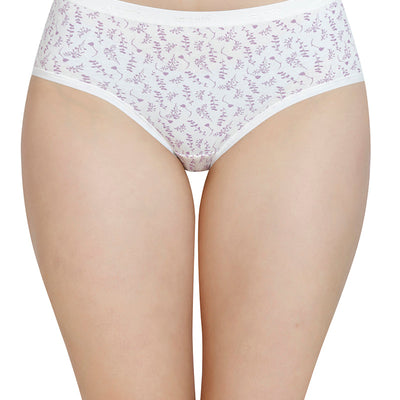 Printed Mid Rise Hipster Panty (Pack of 3)