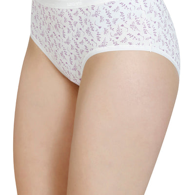Printed Mid Rise Hipster Panty (Pack of 3)