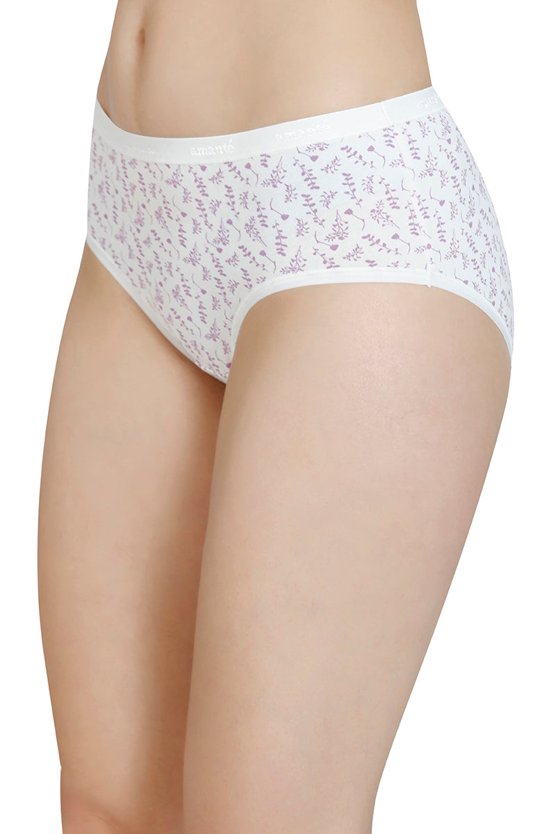 Printed Mid Rise Hipster Panty (Pack of 3)