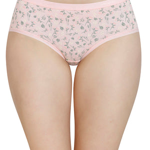 Printed Mid Rise Hipster Panty (Pack of 3)
