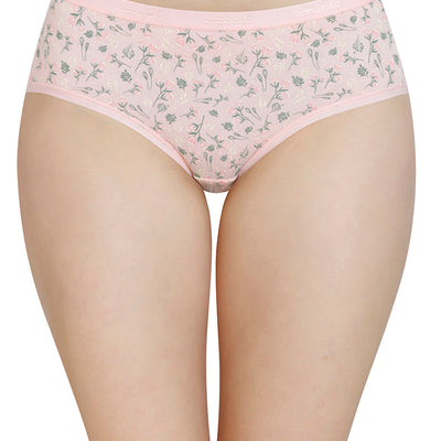 Printed Mid Rise Hipster Panty (Pack of 3)