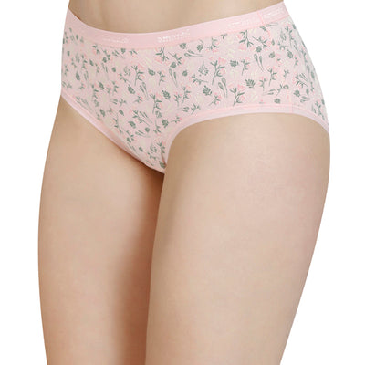 Printed Mid Rise Hipster Panty (Pack of 3)