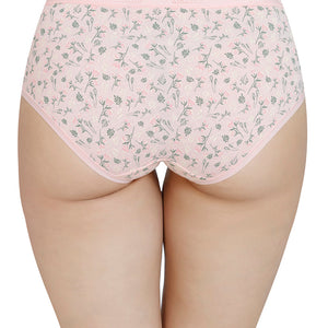 Printed Mid Rise Hipster Panty (Pack of 3)
