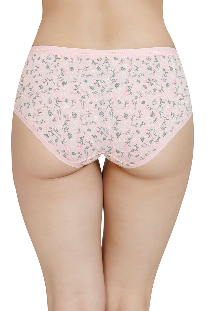 Printed Mid Rise Hipster Panty (Pack of 3)