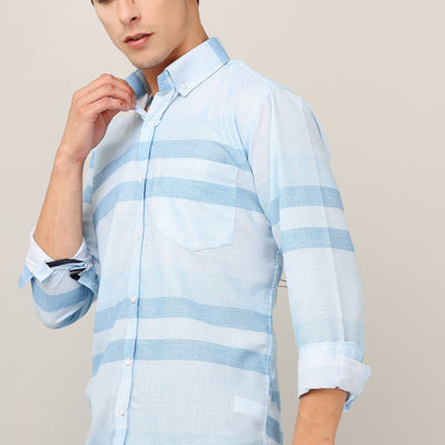 Darnandstitch® New slub cotton Printed shirt