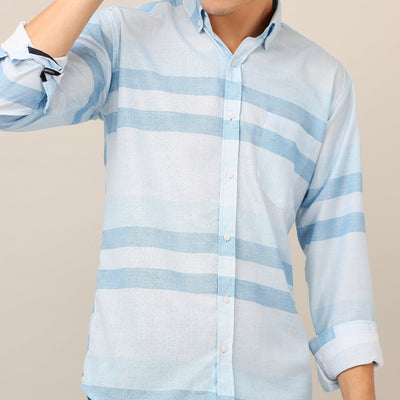 Darnandstitch® New slub cotton Printed shirt