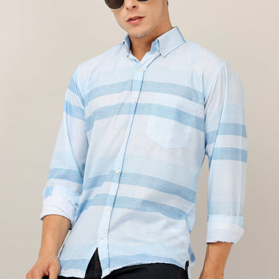 Darnandstitch® New slub cotton Printed shirt