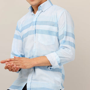 Darnandstitch® New slub cotton Printed shirt