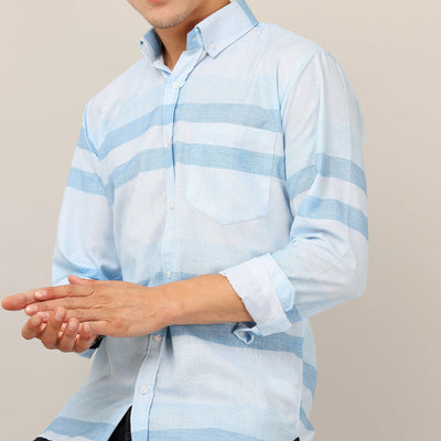 Darnandstitch® New slub cotton Printed shirt