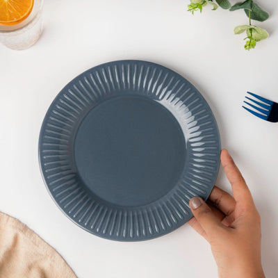 Royal Snack Plate Greyish Blue Small 8.5 Inch