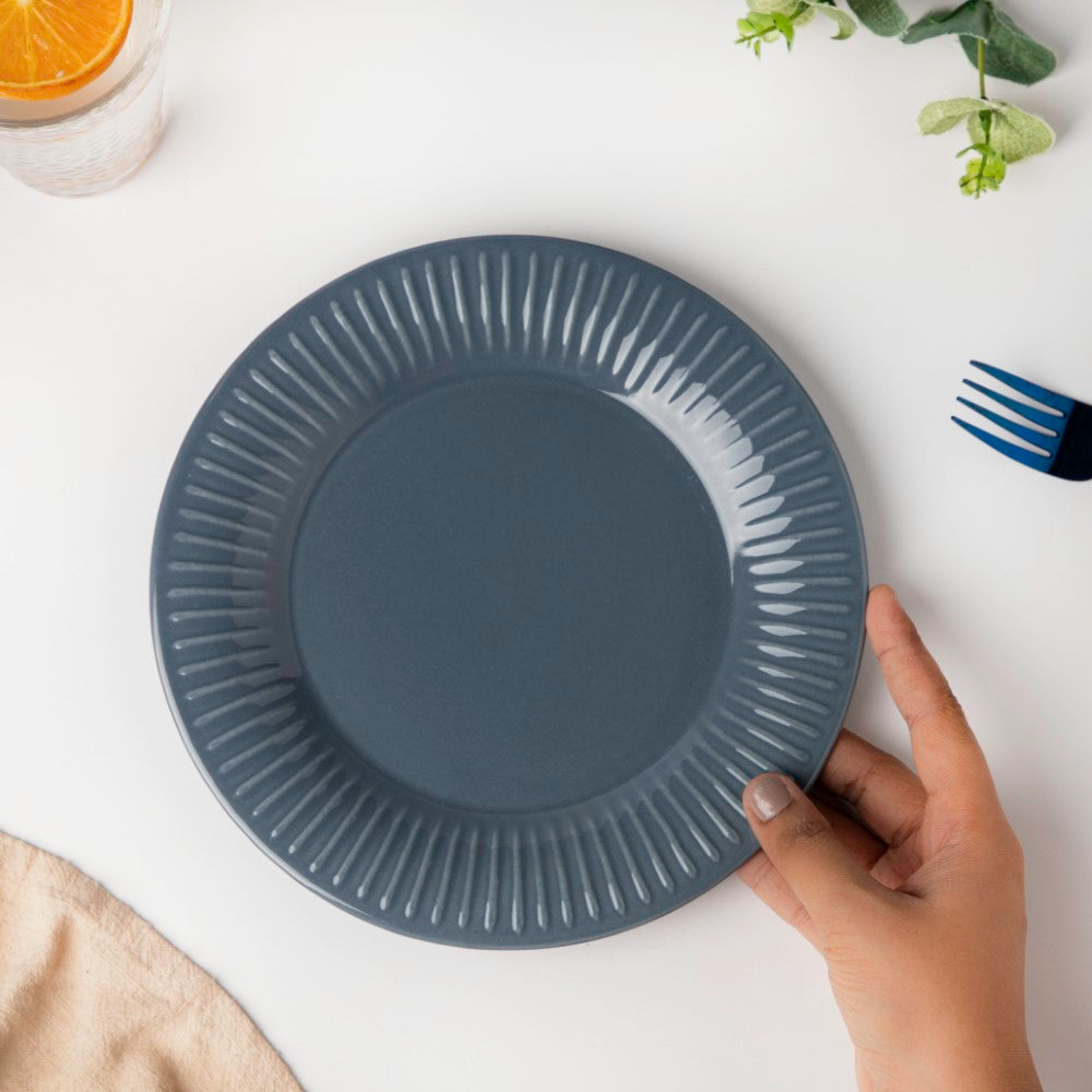 Royal Snack Plate Greyish Blue Small 8.5 Inch