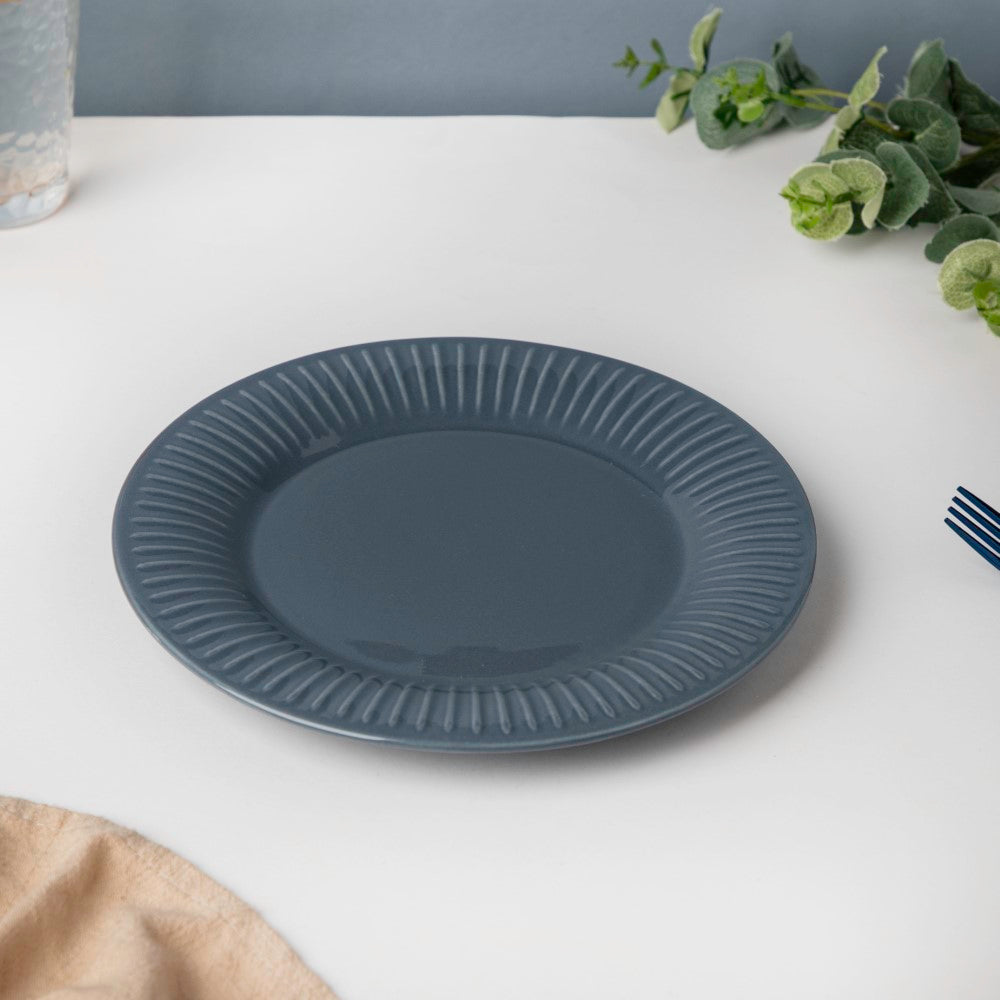 Royal Snack Plate Greyish Blue Small 8.5 Inch