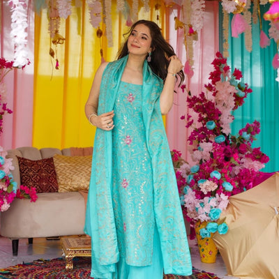 Aqua Bliss cosmos suit set