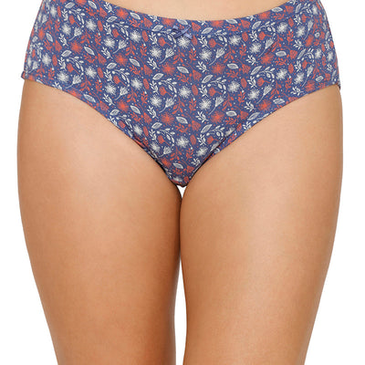 Inner Elastic Printed Mid Rise Hipster Panty (Pack of 3)