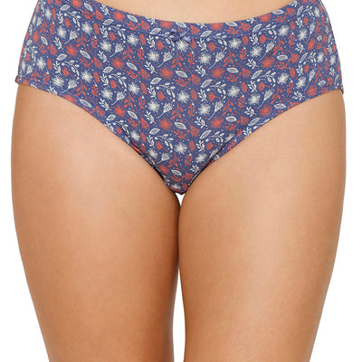 Inner Elastic Printed Mid Rise Hipster Panty (Pack of 3)